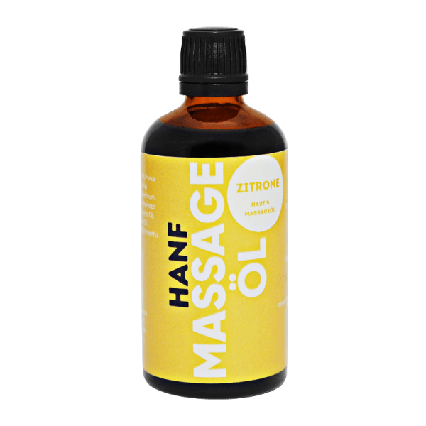 Hanf Haut & Massageöl Zitrone